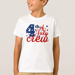 7月4日クルーTシャツ Tシャツ