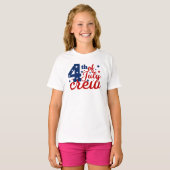 7月4日クルーTシャツ Tシャツ (正面フル)