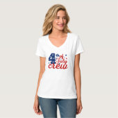 7月4日クルーTシャツ Tシャツ (正面フル)