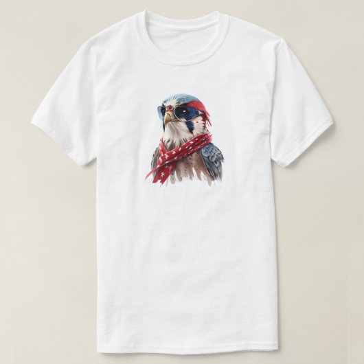 7月4日ケストレルTシャツ Tシャツ (デザイン正面)