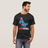 7月4日ゲーム恐竜ゲームTレックス幼児キ Tシャツ (正面フル)