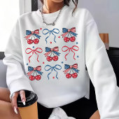 7月4日コケットBow Shirt, Patriotic USA Tee Tシャツ