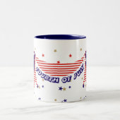 7月4日コーヒーマグ ツートーンマグカップ (中央)