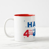 7月4日コーヒーマグ ツートーンマグカップ (左)