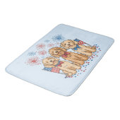 7月4日ゴールデンドール犬花火 バスマット (アングル)