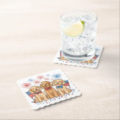 7月4日ゴールデンドール犬花火 ペーパーコースター (インサイチュ)