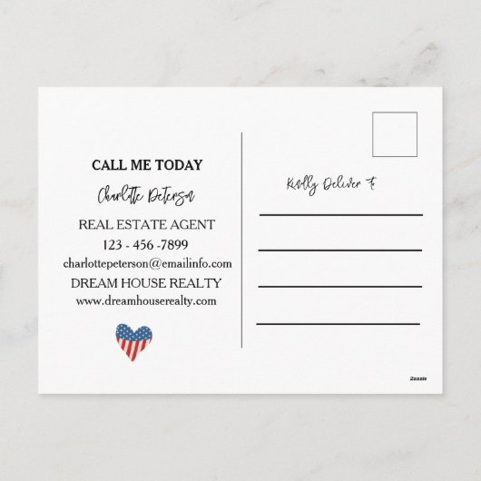 7月4日サマーエステート実在マーケティング農業 シーズンポストカード (裏面)