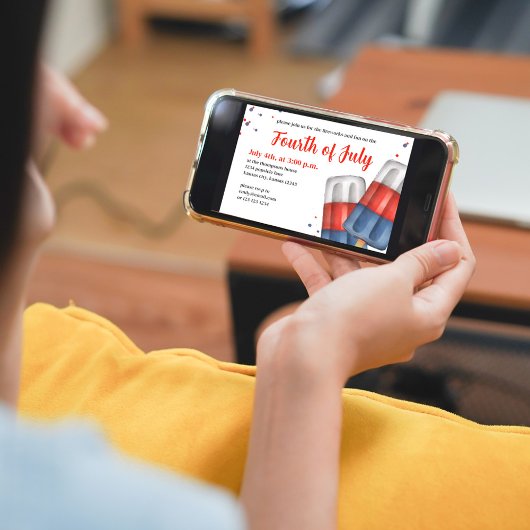 7月4日サマーポプシクルカスタムズ 招待状