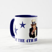 7月4日サムおじさん マグカップ (正面左)