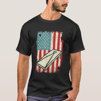 7月4日シャツアメリカンフラッグコーンホールフード付きスウェットシャツC Tシャツ