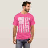 7月4日シャツア男性へメリカ国旗のオペラ Tシャツ (正面フル)