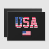 7月4日シャツUSAアメリカ愛国米国国旗W (正面/裏面)