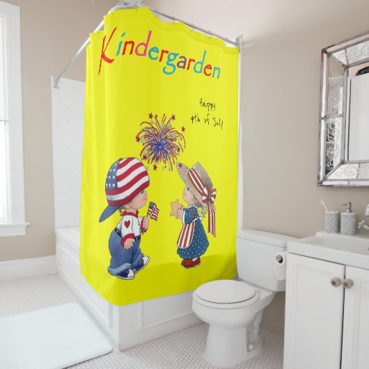 7月4日シャワーカーテン シャワーカーテン (インサイチュ)