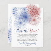 7月4日ジェンダーがサンキューカードを明らかにする。 (正面/裏面)