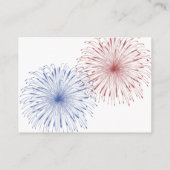 7月4日ジェンダーがベビーの本を明かす エンクロージャーカード (裏面)