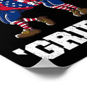 7月4日ジェームズマディソングリディジェームズグリディン ポスター (角)