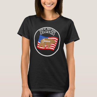 7月4日ジュノー・アラスカ Tシャツ