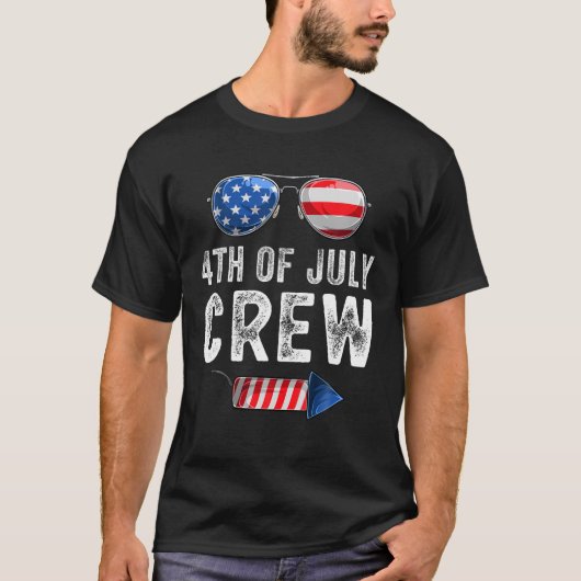 7月4日スタッフ・マッチング男装 Tシャツ (正面)
