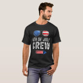 7月4日スタッフ・マッチング男装 Tシャツ (正面フル)