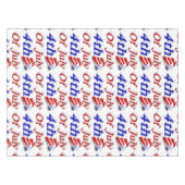 7月4日スターストライプズ テーブルクロス (正面(横))