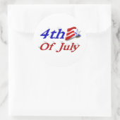 7月4日スターストライプズ ラウンドシール (バッグ)