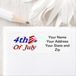 7月4日スターストライプズ ラベル