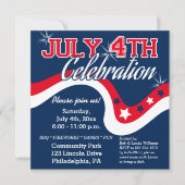 7月4日スターズお祝いウェーブ花火 招待状 (正面)