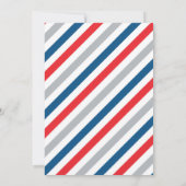 7月4日スターズストライプアイスクリームトラック誕生日 招待状 (裏面)