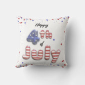 7月4日スターズストライプフォイルバルーン クッション (裏面)