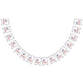 7月4日スターズストライプフォイルバルーン バンティングフラッグ (全)