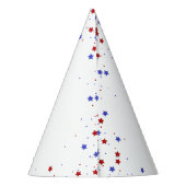 7月4日スターズストライプフォイルバルーン パーティーハット (裏面)