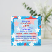 7月4日スターズパーティの招待状 招待状 (スタンド正面)