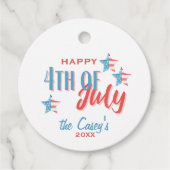 7月4日スターズメッセージカード フェイバータグ (正面)