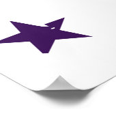 7月4日スターズ抽象芸術シグランジームレスパターン ポスター (角)