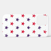7月4日スターズ・グランジ抽象芸術・シームレス Case-Mate iPhoneケース (裏面 (横))
