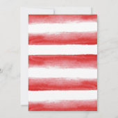 7月4日スターズ&ストライプフィレクラッカー誕生日 招待状 (裏面)