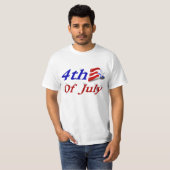 7月4日スター&ストライプTシャツ Tシャツ (正面フル)