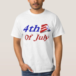 7月4日スター&ストライプTシャツ Tシャツ