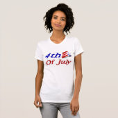7月4日スター&ストライプTシャツ Tシャツ (正面フル)