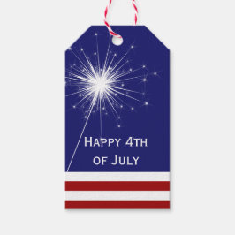 7月4日スパークラーラベル3 ギフトタグ