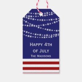 7月4日スパークラーラベル5名 ギフトタグ