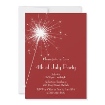 7月4日スパークルスパーティの招待状