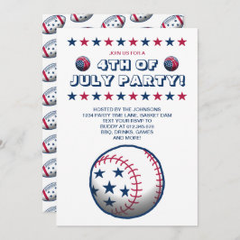 7月4日スポーツパーティー 招待状