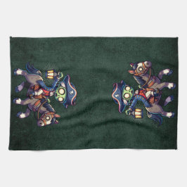 7月4日ゾンビ キッチンタオル