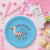 7月4日ダックキッおもしろいズ ペーパープレート (パーティー)