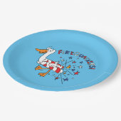 7月4日ダックキッおもしろいズ ペーパープレート (アングル)