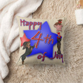 7月4日ダックスフント枕 クッション (ブランケット)