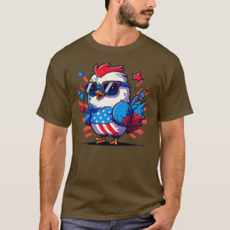 7月4日チキン Tシャツ