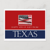 7月4日テキサス州より ポストカード (正面)