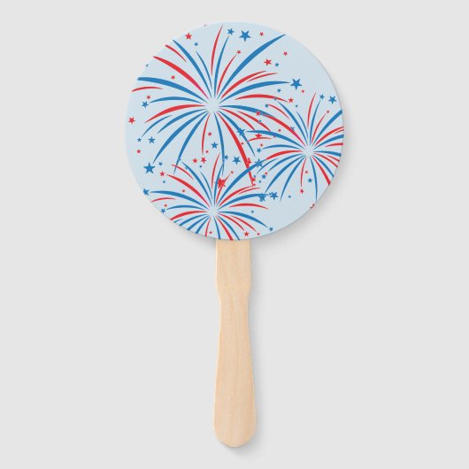 7月4日テーマのファンによるベビー・ジェンダーの発表 ハンドファン (裏面)